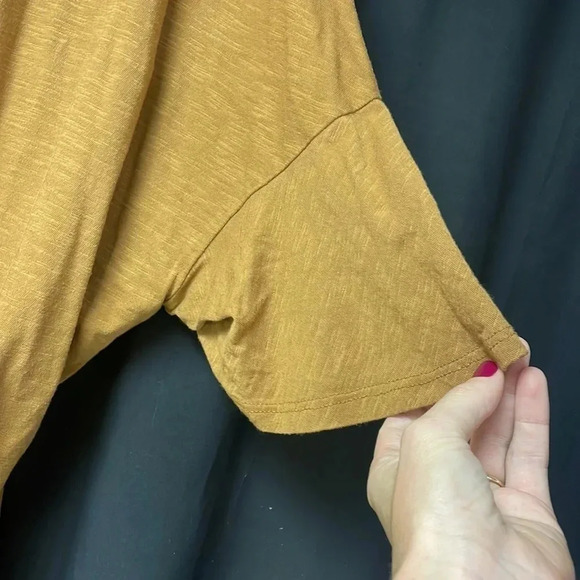 Mustard Oversized Top S - Picture 4 of 5